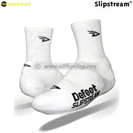 Cycling lamp guard-Calzino copriscarpa Slipstream Defeet - Bianco