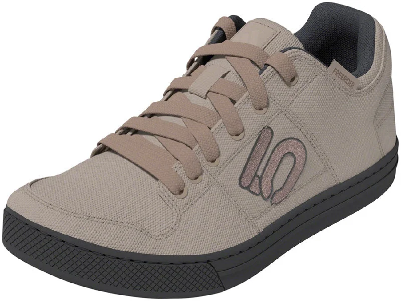 Cycling tape liner-Five Ten Freerider Canvas Flat Shoes - Womens Wonder Taupe/Warm Clay/Gray Six 8