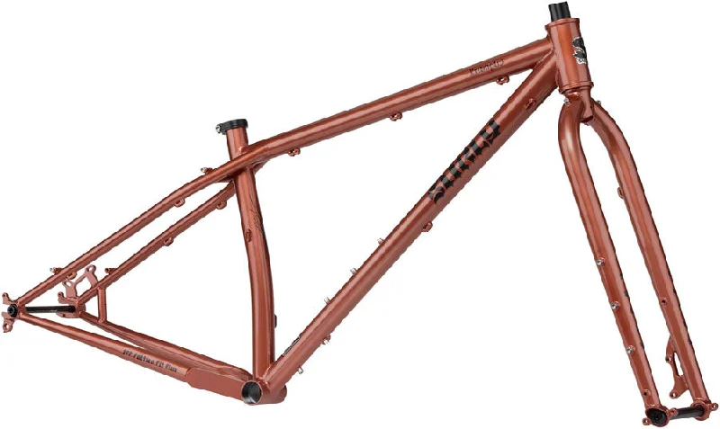 Bike frame guard-Surly Krampus Frameset - 29" Steel Chester Copperpot Medium