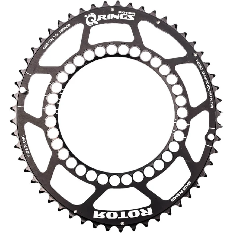 Road bike guard-Rotor Q Chainring 5 Bolt - 53T - 110BCD