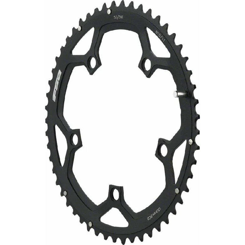 Bike chain guard-Pro Road Chainring - 53t, 130 BCD, Aluminum, N11