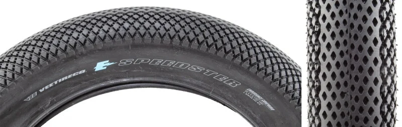 Cycling toe guard-Vee Tire Co. Speedster Tire - 20 x 4.0 Clincher Wire BLK Endurance Override E-Bike R-50