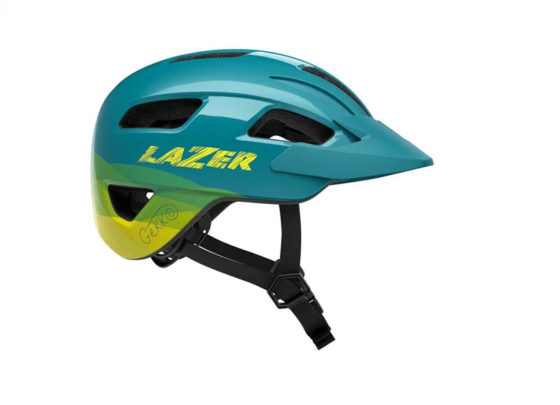 Cycling cap guard-Helmet Lazer Lil Gekko Blue Yellow