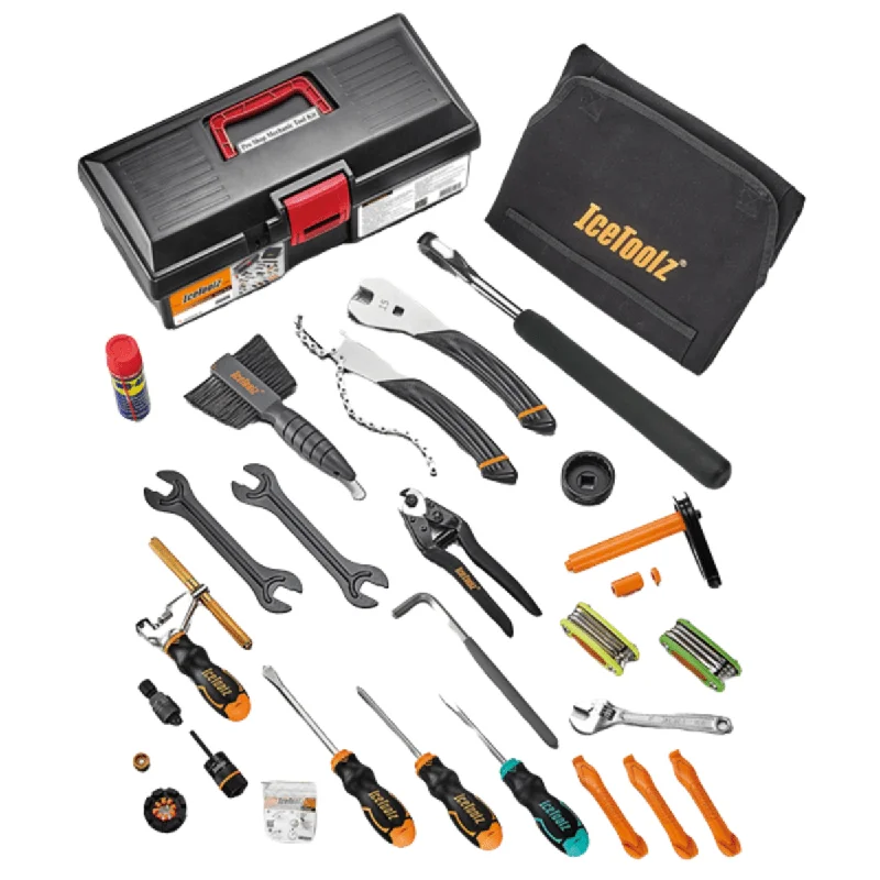 Bike tool kit-IceToolz 85A7 Pro Shop Mechanic Tool Kit