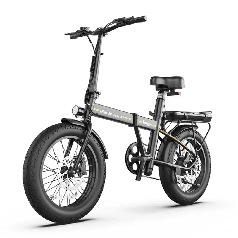 Bicycle gear guard-Freego E4 Pro | Folding Electric Bike with Dual Battery & Long range