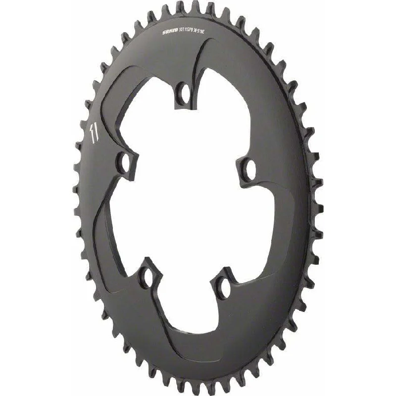 Bicycle lock mount-X-Sync 11-Speed 48T 110mm Chainring Black, Includes Bolt and Nut for Hidden Position Hole