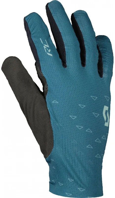 Bike chain liner-Scott RC Pro Full Finger Cycling Gloves - Blue