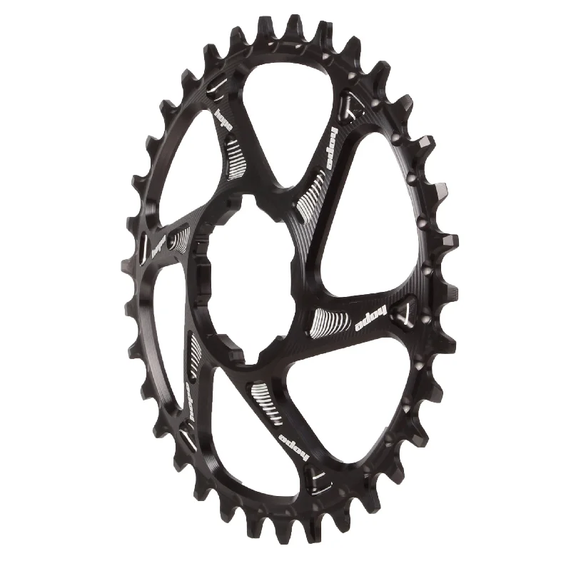 Mountain bike guard-Hope Spiderless Retainer Chainring - 34t Hope Direct Mount R22 Black