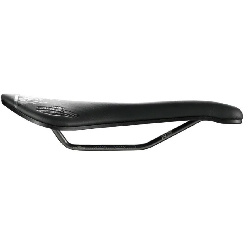 Mountain bike guard-Aspide Short Open-Fit Racing Saddle - Manganese BLK Mens Narrow