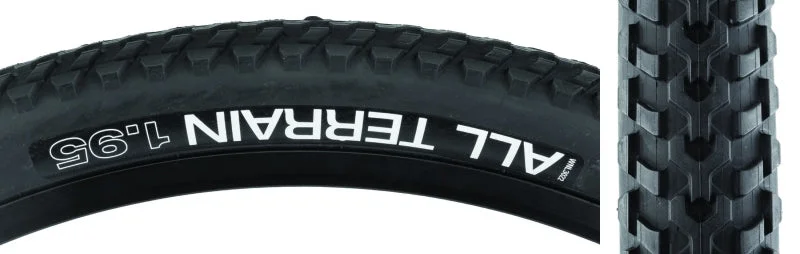 Bicycle lock guard-WTB All Terrain Tire - 26 x 1.95 Clincher Wire Black 27tpi