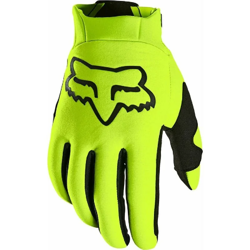 Bicycle rack liner-Fox Legion Thermo Full Finger Cycling Gloves - Yellow