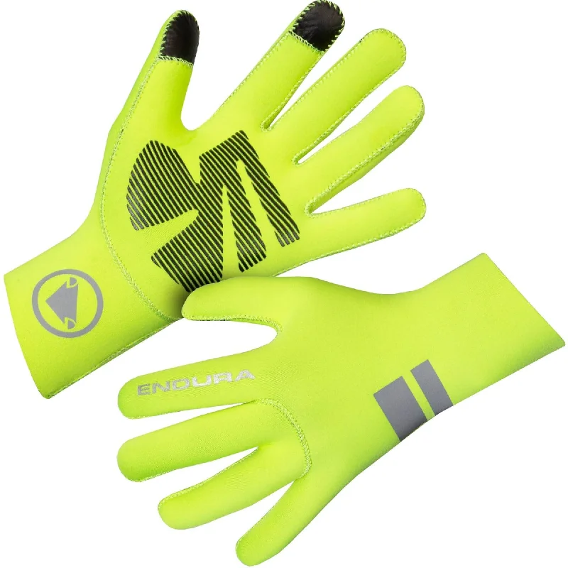 Bicycle tire guard-Endura FS260-Pro Nemo II Full Finger Cycling Gloves - Yellow