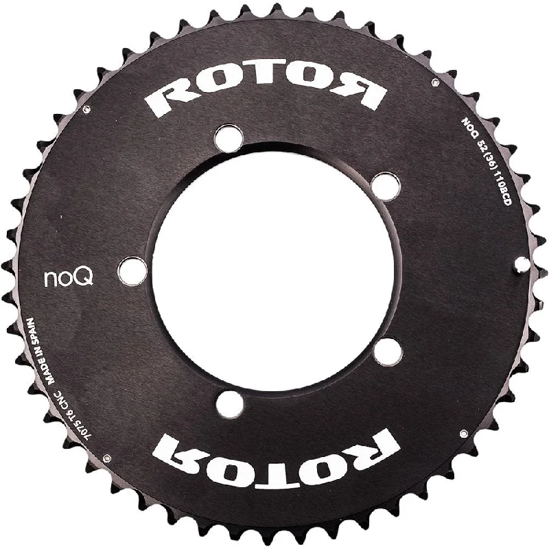 Bike wheel guard-Rotor NoQ Aero Outer Chainring 5 Bolt - 53T