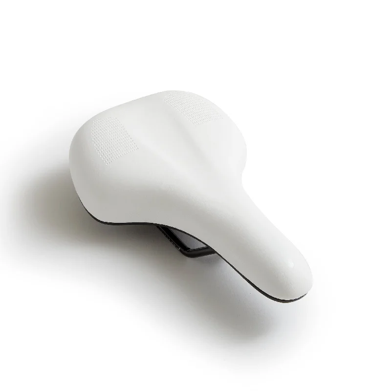 Mountain bike guard-Youth Bicycle Seat – Large Size Kids Bike Saddle for Bicycles with 20" and 24"  Wheels - White