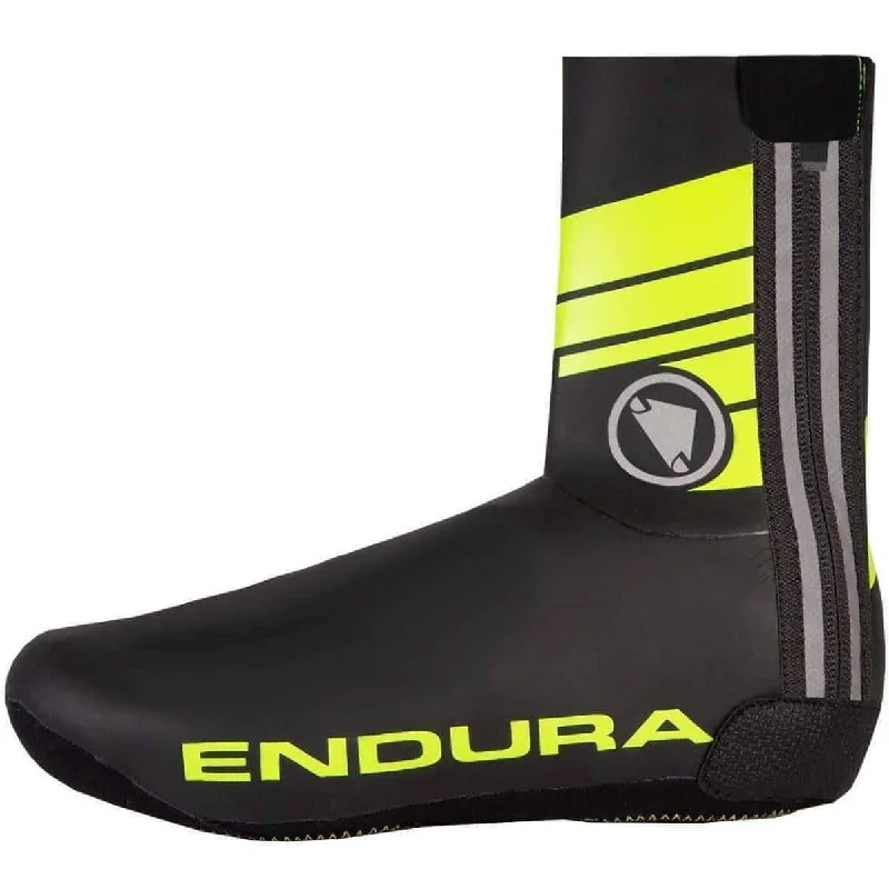 Road bike liner-Endura Road Cycling Overshoes - Yellow