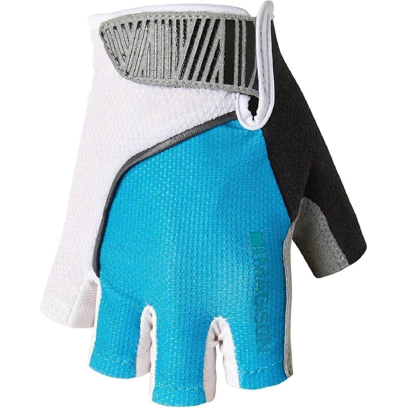 Cycling vest guard-Madison Sportive Womens Fingerless Cycling Gloves - Blue