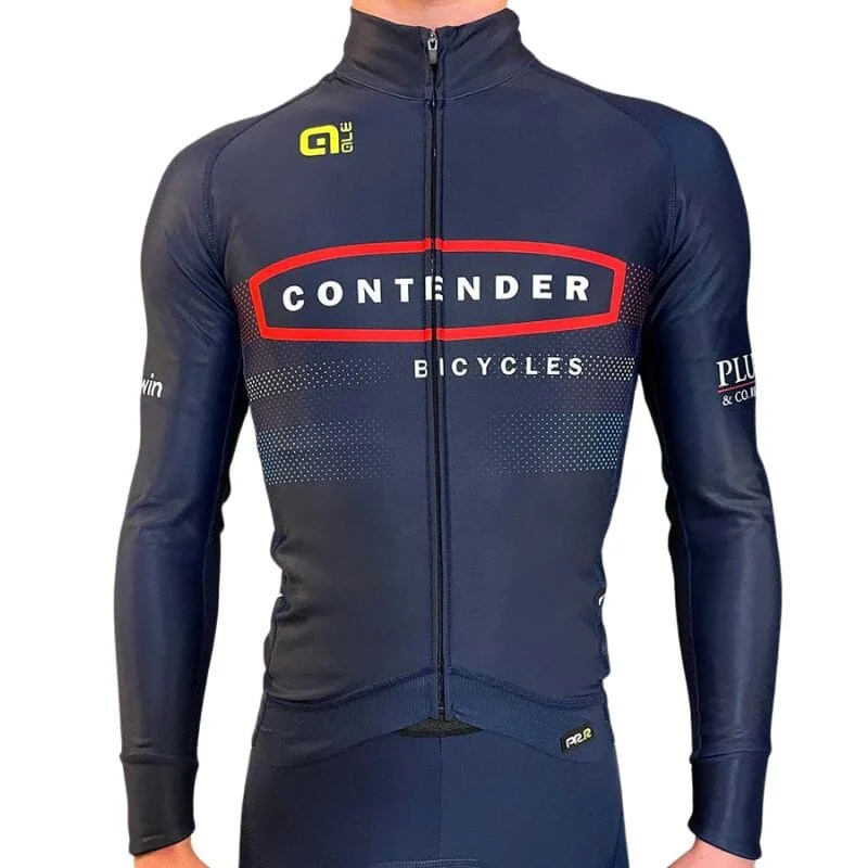 Bike tire guard-2022 Contender Bicycles PRR Long Sleeve Thermal Jersey