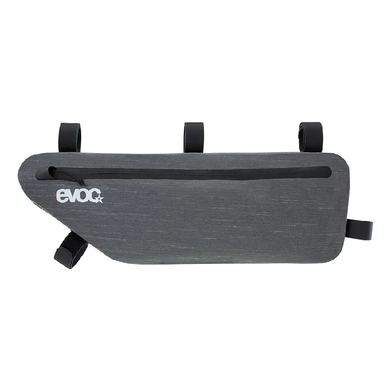 Bike wheel liner-EVOC Frame Pack WP Frame Bag 3.5L Carbon Grey