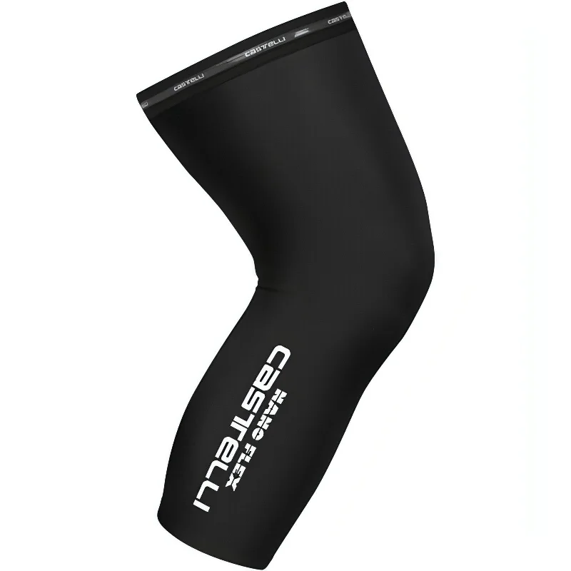 Bike frame guard-Castelli NanoFlex Cycling Knee Warmers - Black