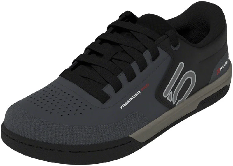 Road bike guard-Five Ten Freerider Pro Flat Shoes - Mens Gray Six/Silver Pebble/Core BLK 6