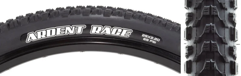 Bike frame liner-Maxxis Ardent Race Tire - 29 x 2.2 Clincher Wire Black