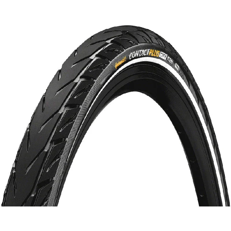 Road bike guard-Contact Plus City Tire - 700 x 42c, SafetyPlus Breaker, E50