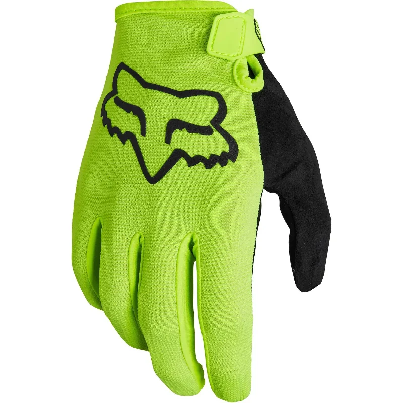 Mountain bike liner-Fox Ranger Full Finger Junior Cycling Gloves - Yellow