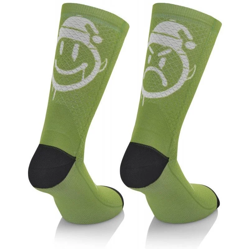 Cycling rain guard-Calze MBwear Christmas Edition - Green Grinch