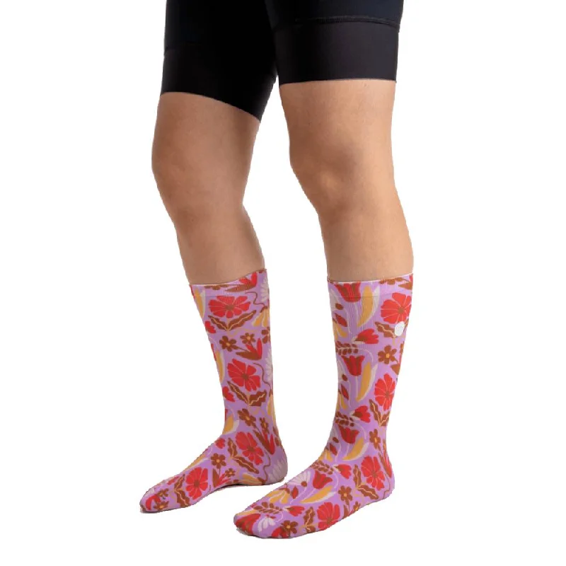 Cycling layer guard-Peppermint Knitted Womens Bike Socks