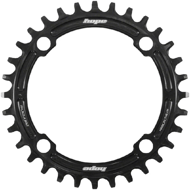 Cycling rain mount-Hope Retainer Chainring - 38t 104 BCD R22 Black