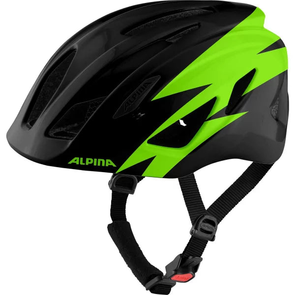 Cycling leg liner-Alpina Pico Junior Helmet Black-Green Gloss 50cm - 55cm