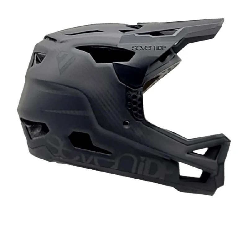 Mountain bike guard-7iDP Project 23 Carbon Full Face Helmet Black/Raw Carbon M 57 - 58cm