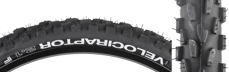 Road bike guard-WTB VelociRaptor Comp Tire - 26 x 2.1 Clincher Wire Black Front