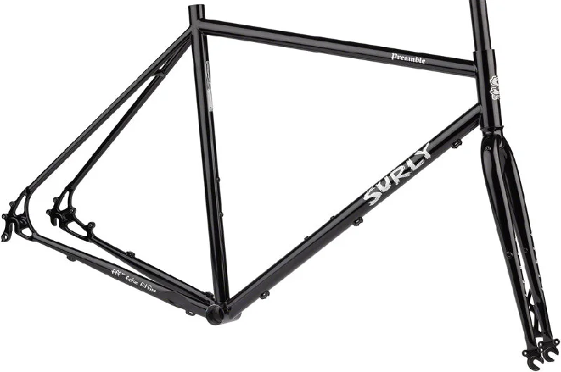 Cycling leg liner-Preamble Frameset - Black