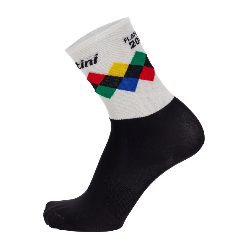 Bicycle rack liner-Santini UCI Gravel World Championships Socks