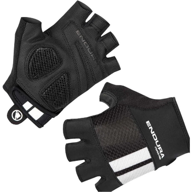 Mountain bike guard-Endura FS260-Pro AeroGel Fingerless Cycling Gloves - Black