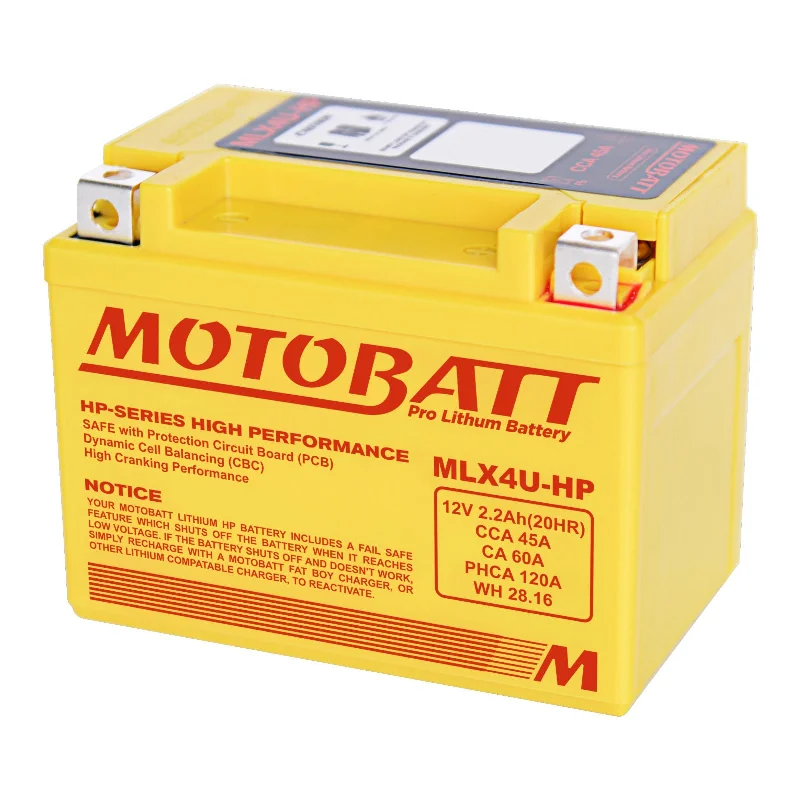 Mountain bike guard-MOTOBATT PRO LITHIUM BATTERY MLX4U-HP *10