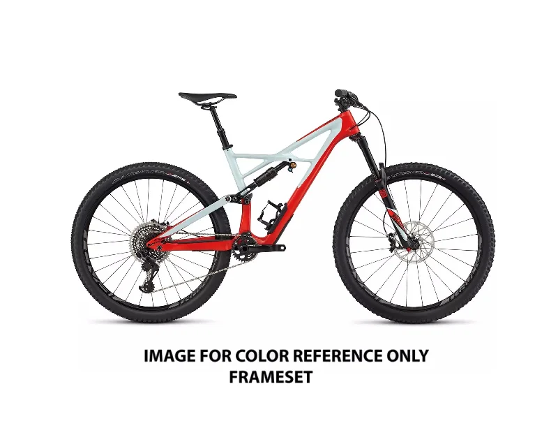 Bike frame liner-2017 Specialized Enduro FSR Pro Carbon 29/6Fattie (FRAMESET ONLY) Rktred/Bbyblu/Blk XL