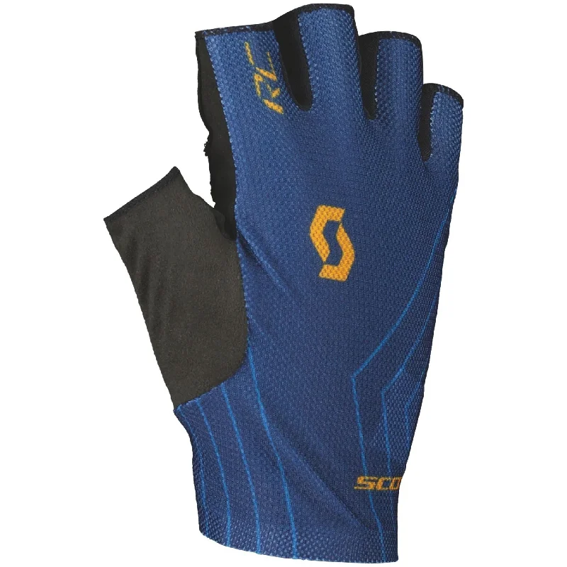 Cycling mask liner-Scott RC Team Fingerless Cycling Gloves - Blue