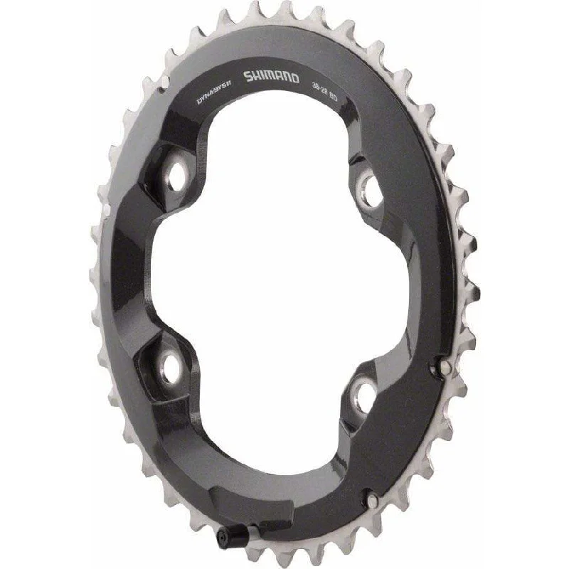 Bike tire mount-XT M8000 38t 96mm 11-Speed Outer Chainring for 38-28t Set