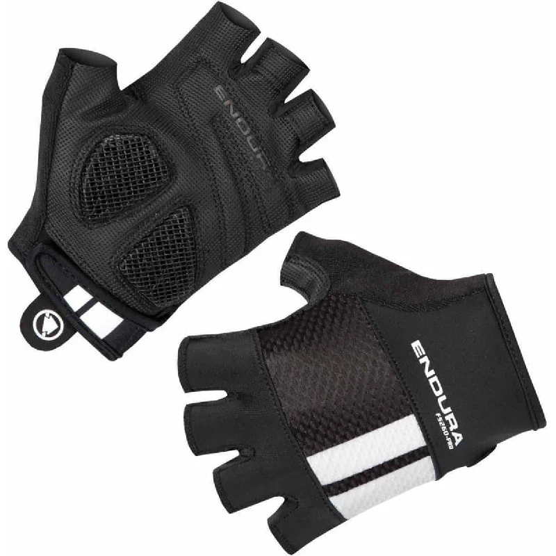 Bicycle gear guard-Endura FS260-Pro AeroGel II Fingerless Womens Cycling Gloves - Black