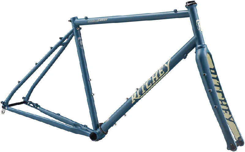 Cycling lamp guard-Ritchey Outback Breakaway Frameset - 700c Steel Blue X-Large