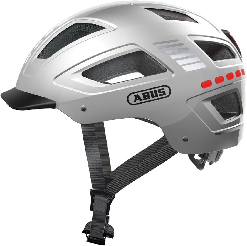 Bike wheel liner-Hyban 2.0 LED Road Bike Helmet - Gray