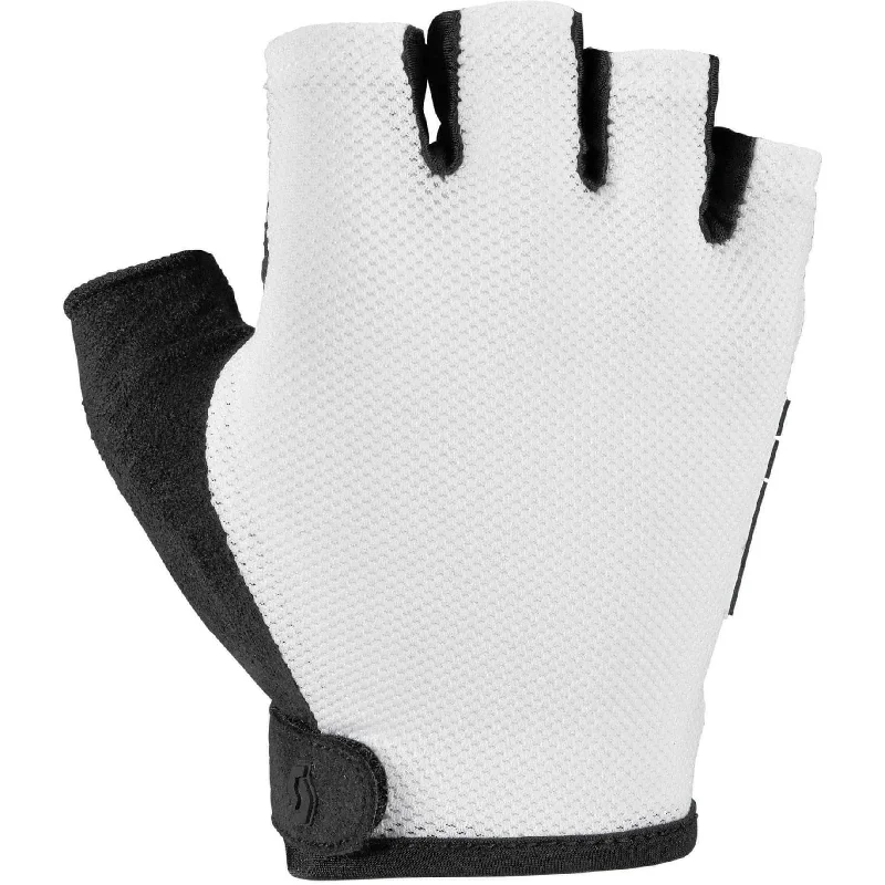 Mountain bike guard-Scott Aspect Sport Fingerless Cycling Gloves - White