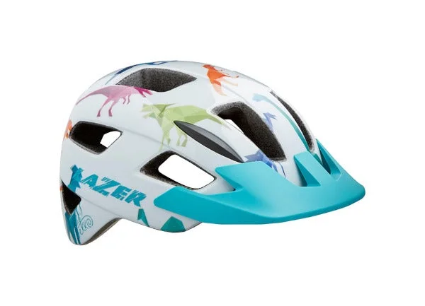 Road bike liner-Helmet Lazer Lil Gekko White Dino