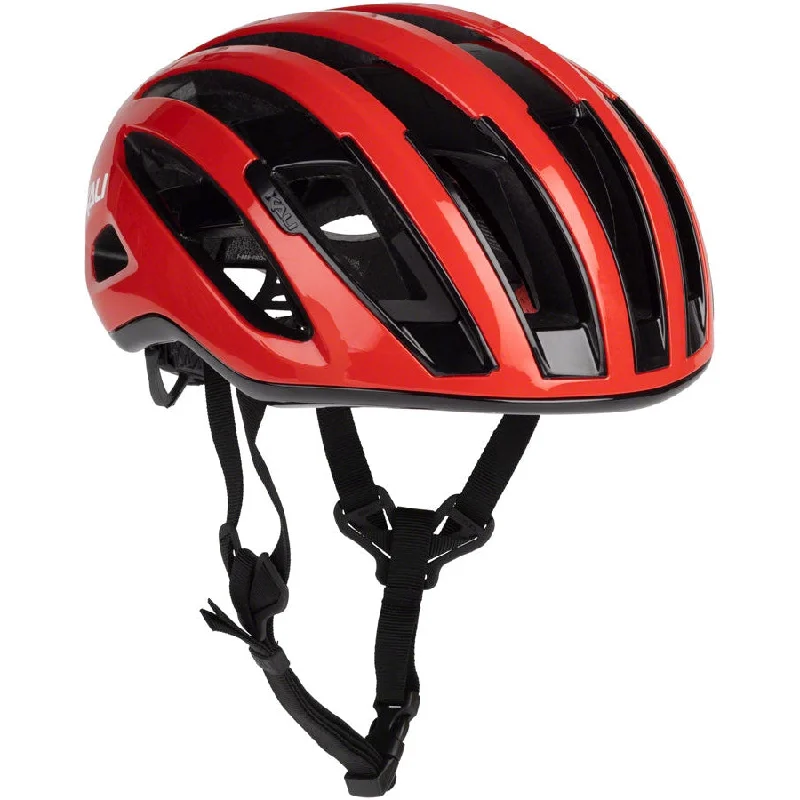 Cycling shoes liner-Grit Road Bike Helmet - Red Orange