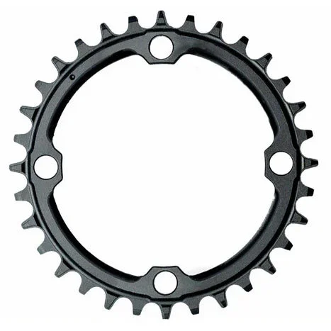 Bicycle spoke guard-Ochain Chainring Base 36t + Nuts Black