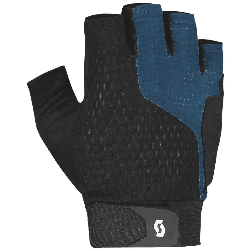 Mountain bike guard-Scott Perform Gel Fingerless Cycling Gloves - Blue