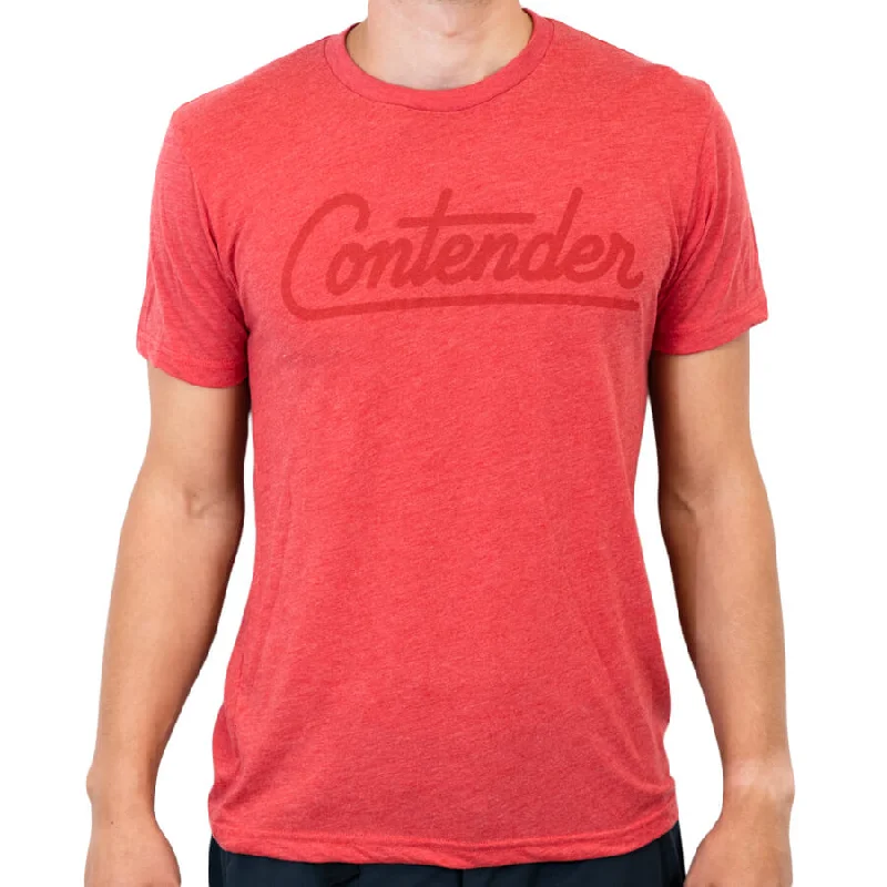 Mountain bike liner-Contender Bicycles Script T-Shirt