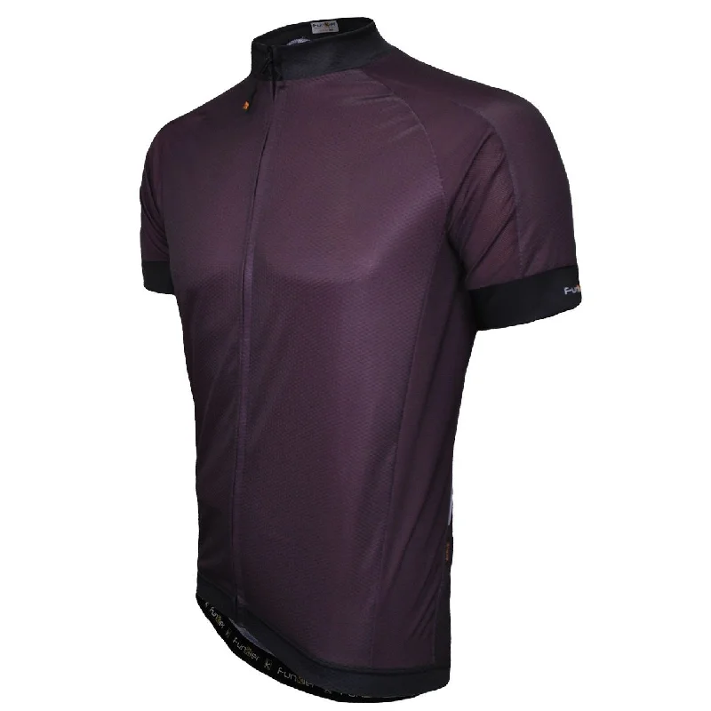 Cycling leg liner-Funkier Men's Active Short Sleeve Cycling Jersey J930 Merlot (ANY 2 for $99)